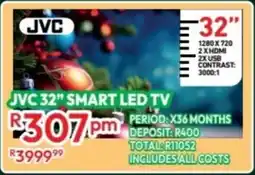 Best Home And Electric JVC 32" Smart LED TV offer