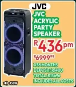 Best Home And Electric JVC acrylic party speaker offer