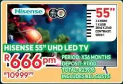 Best Home And Electric Hisense 55" UHD LED TV offer