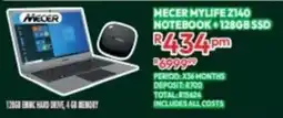 Best Home And Electric Mecer mylife Z140 notebook + 128gb ssd offer