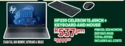 Best Home And Electric Hp 250 celeron 15.6 inch + keyboard and mouse offer
