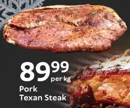 Oxford Freshmarket Pork Texan Steak offer