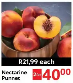Oxford Freshmarket Nectarine Punnet offer