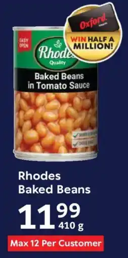 Oxford Freshmarket Rhodes Baked Beans offer