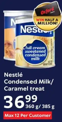 Oxford Freshmarket Nestle Condensed Milk/ Caramel treat offer