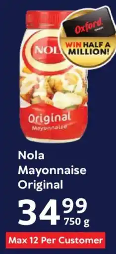 Oxford Freshmarket Nola Mayonnaise Original offer