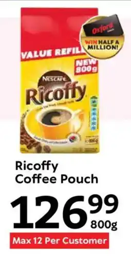 Oxford Freshmarket Nescafe Ricoffy Coffee Pouch offer