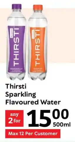 Oxford Freshmarket Thirsti Sparkling Flavoured Water offer