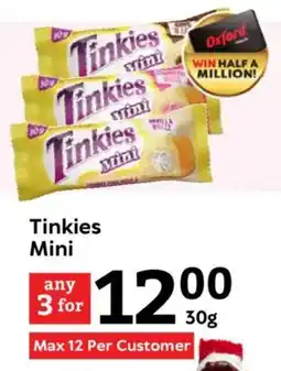 Oxford Freshmarket Tinkies Mini offer