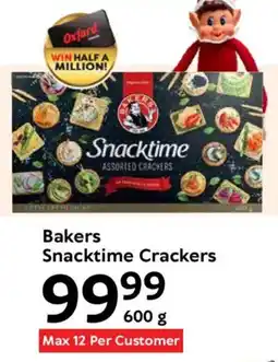 Oxford Freshmarket Bakers Snacktime Crackers offer