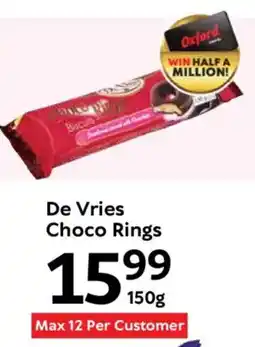 Oxford Freshmarket De Vries Choco Rings offer