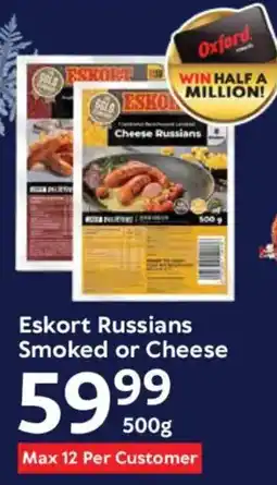 Oxford Freshmarket Eskort Russians Smoked or Cheese offer