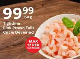 Oxford Freshmarket Tightline Pink Prawn Tails Cut & Deveined offer