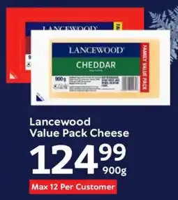 Oxford Freshmarket Lancewood Value Pack Cheese offer