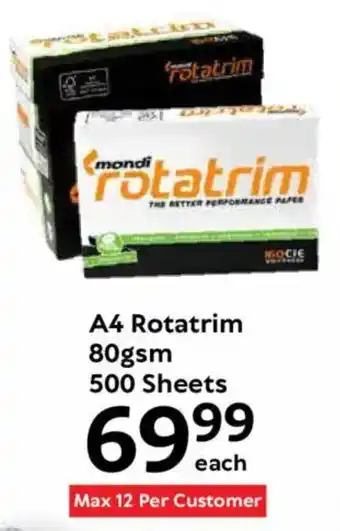 Oxford Freshmarket A4 Rotatrim 80gsm 500 Sheets offer