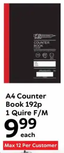 Oxford Freshmarket A4 Counter Book 192p 1 Quire F/M offer