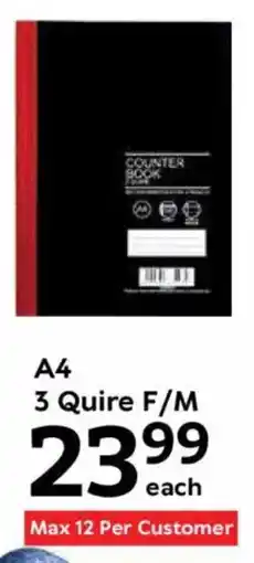 Oxford Freshmarket A4 3 Quire F/M offer