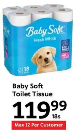 Oxford Freshmarket Baby Soft Toilet Tissue offer