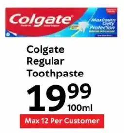 Oxford Freshmarket Colgate Regular Toothpaste offer