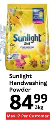 Oxford Freshmarket Sunlight Handwashing Powder offer
