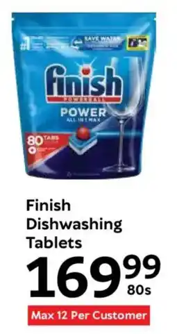 Oxford Freshmarket Finish Dishwashing Tablets offer
