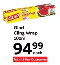 Oxford Freshmarket Glad Cling Wrap offer