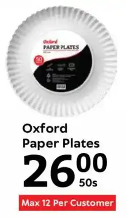 Oxford Freshmarket Oxford Paper Plates offer