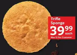 Oxford Freshmarket Trifle Sponge offer