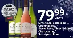 Oxford Freshmarket Simonsvlei Collection Chenin Blanc/ Shiraz Rose/ Pinot Grigio/ Chardonnay/ Sauvignon Blanc offer