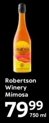 Oxford Freshmarket Robertson Winery Mimosa offer