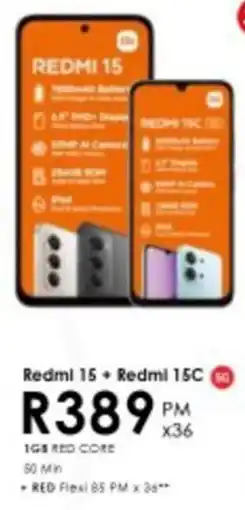 Chatz Connect Redmi 15 + Redmi 15C offer