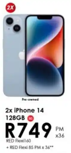 Chatz Connect iPhone 14 128GB Pre-owned offer