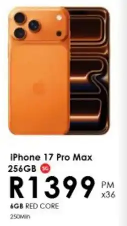 Chatz Connect iPhone 17 Pro Max 256GB offer