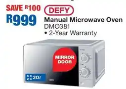 OK Furniture DEFY Manual Microwave Oven DMO381 offer