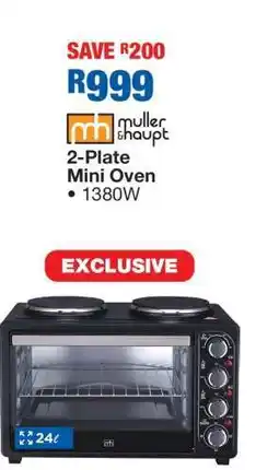 OK Furniture muller haupt 2-Plate Mini Oven offer