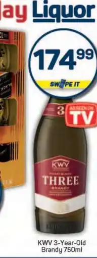 Pick n Pay KWV 3-Year Old Brandy 750ml offer