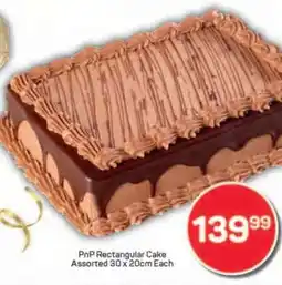Pick n Pay PnP Rectangular Cake Assorted 30 x 20cm Each offer