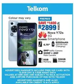 OK Furniture Huawei Nova Y72s offer