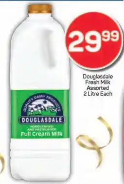 Pick n Pay Douglasdale Fresh Milk Assorted 2 Litre Each offer