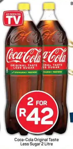 Pick n Pay Coca-Cola Original Taste Less Sugar 2 Litre offer