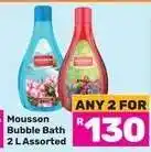 Game Mousson Bubble Bath 2 L Assorted offer