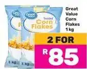 Game Great Value Corn Flakes 1 kg offer