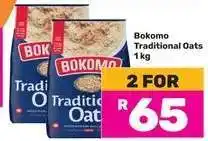 Game Bokomo Traditional Oats 1 kg offer