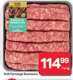 Pick n Pay Hypermarket Bulk Farmstyle Boerewors offer