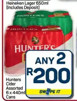 Pick n Pay Hypermarket Hunters Cider Assorted offer
