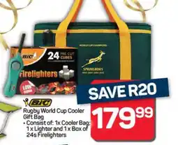 Pick n Pay Hypermarket BIC Rugby World Cup Cooler Gift Bag offer