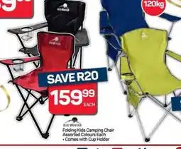 Pick n Pay Hypermarket Blue Mountain Folding Kids Camping Chair offer