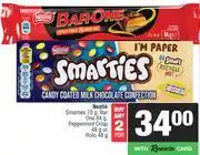 Nestle Smarties 70g, Bar One 84g, Peppermint Crisp 49g Or Rolo 48g-For Any 2