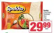 Spar Spekko Long Grain Parboiled Rice Assorted-2Kg offer