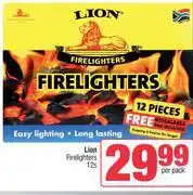 Spar Lion FireLighters-12s Per Pack offer